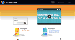 Desktop Screenshot of huerquen.cl